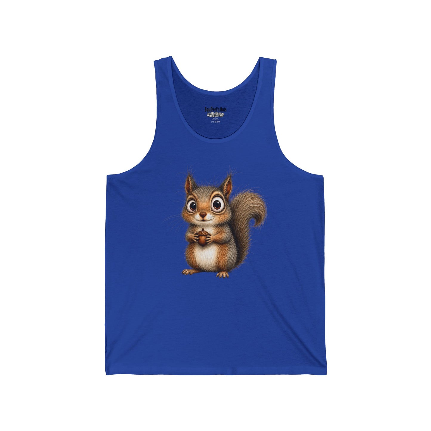 Cute Cartoon Squirrel Tank Top — Adorable Woodland Animal Graphic Tee