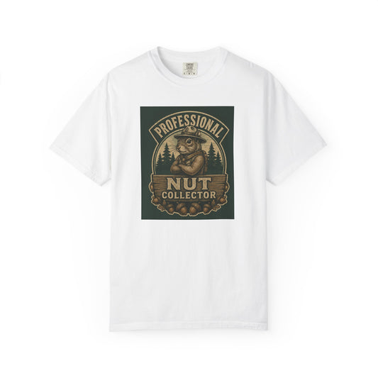 T-Shirt — "Professional Nut Collector" Vintage Squirrel Graphic