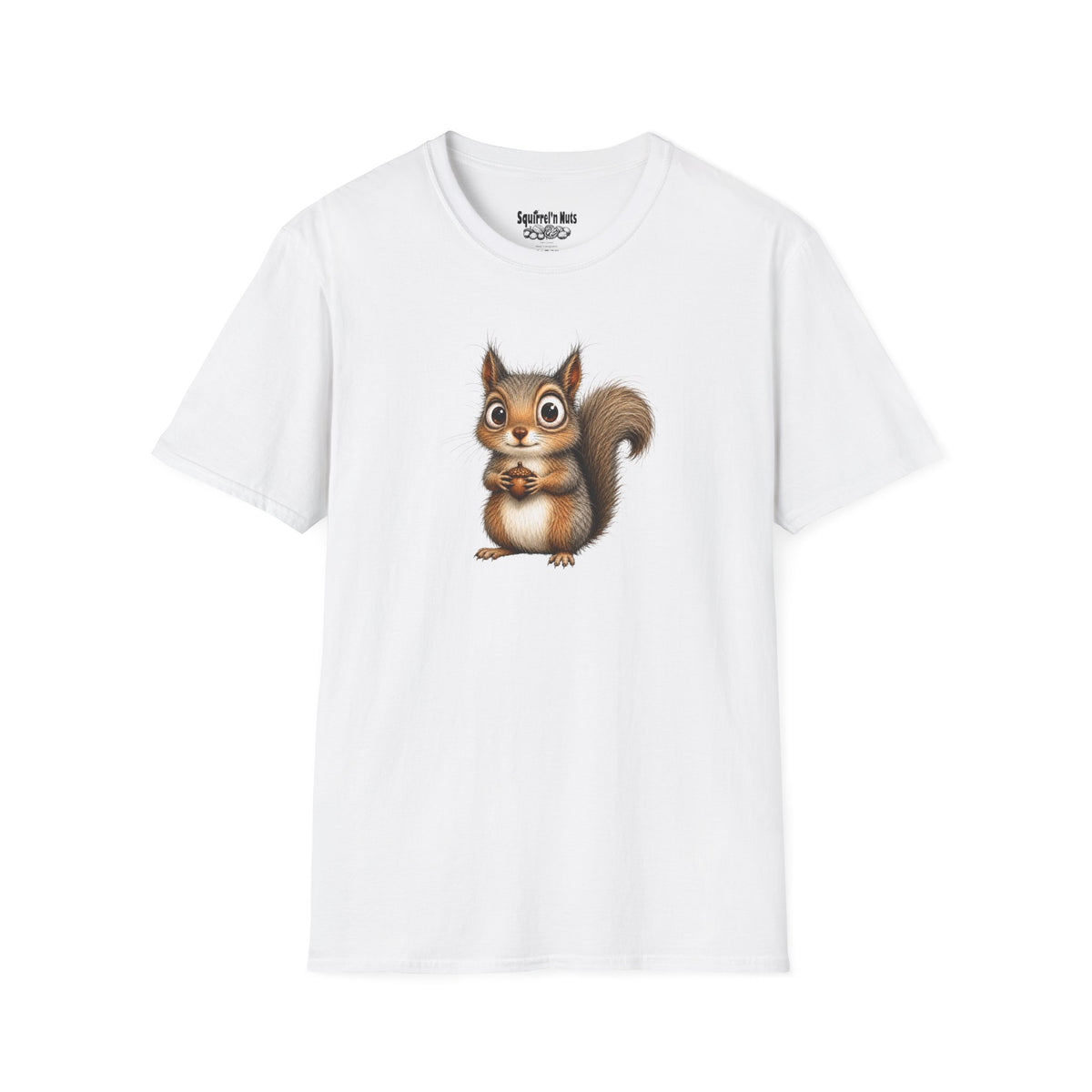 Cute Squirrel Graphic T-Shirt — Adorable Woodland Animal Tee
