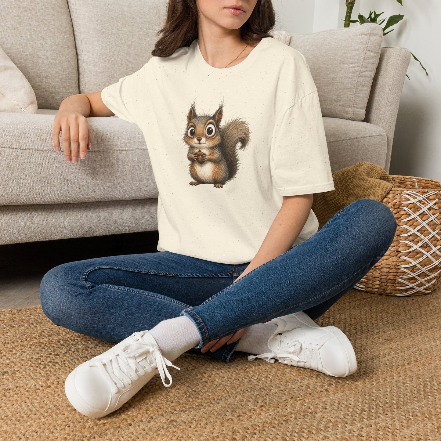 Cute Squirrel Graphic T-Shirt — Adorable Woodland Animal Tee