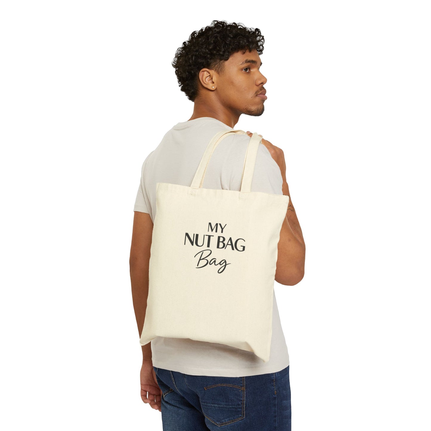 Tote — "My Nut Bag" Cute Squirrel Canvas Tote Bag