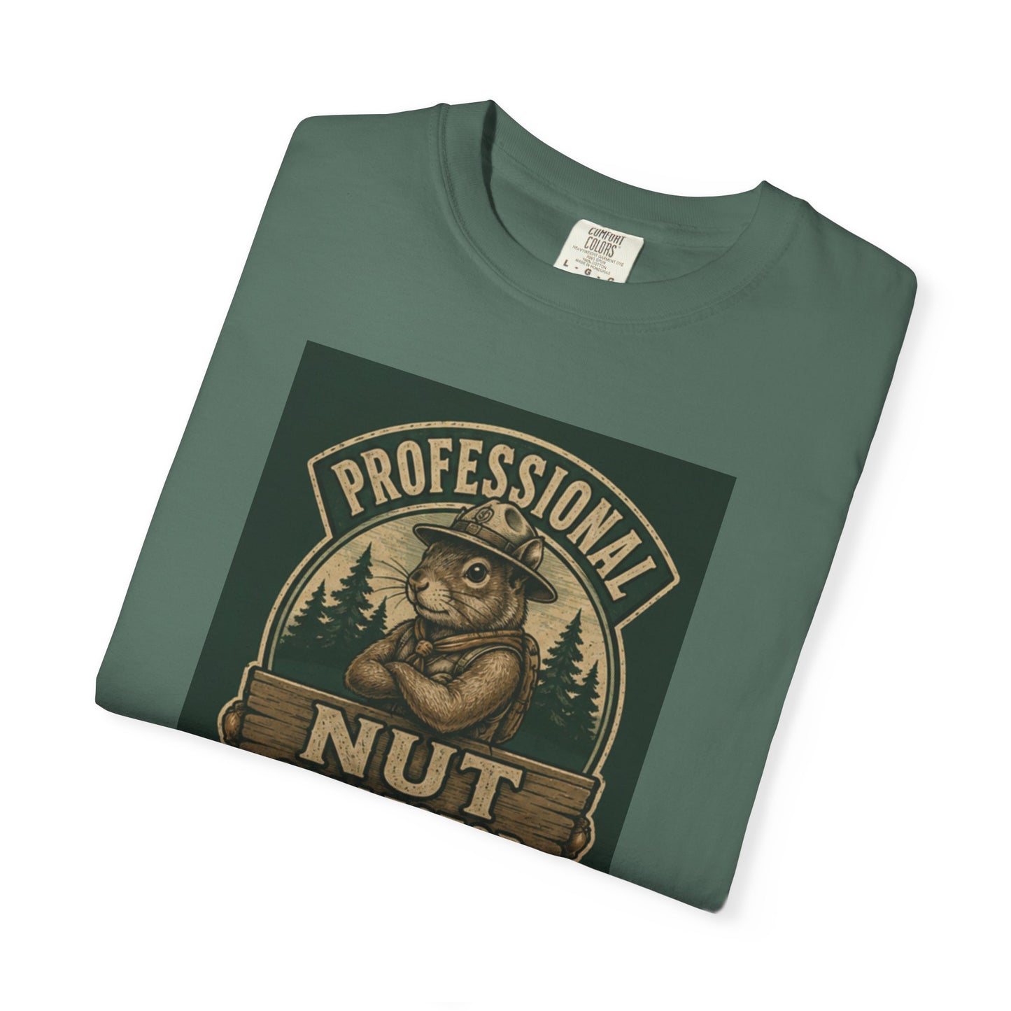 T-Shirt — "Professional Nut Collector" Vintage Squirrel Graphic